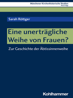 cover image of Eine unerträgliche Weihe von Frauen?